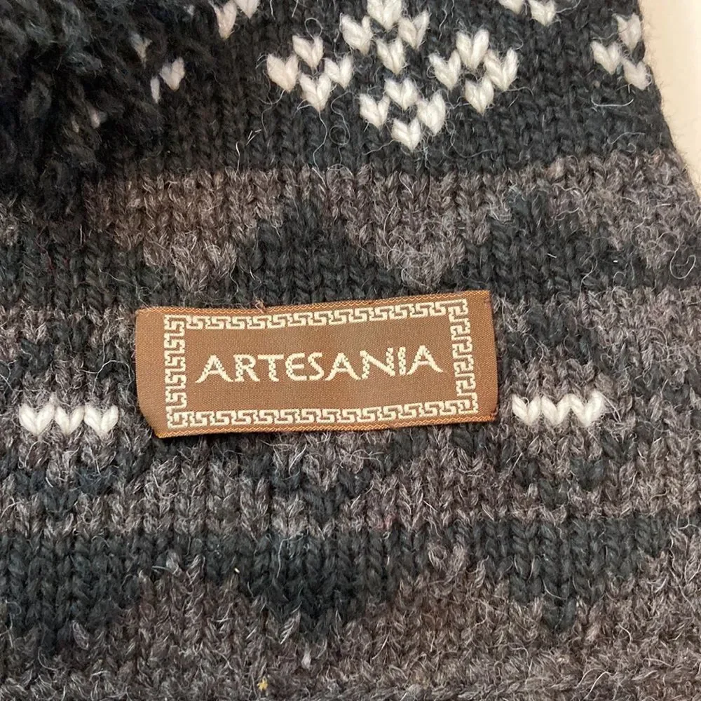 Artesania 100% alpaca skirt, fully lined size small_2